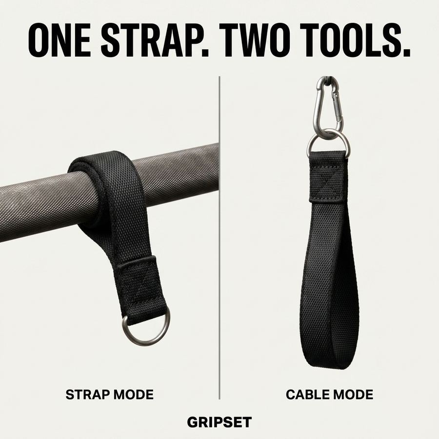 One strap, two tools — strap mode and cable mode
